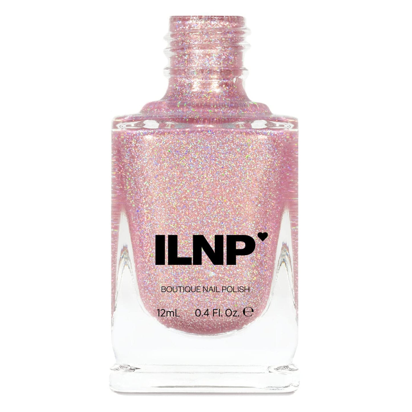 ILNP Ballet Slipper - Soft Pink Holographic Nail Polish, Ballet Pink Shimmer Polish, Vegan, Non-Toxic, Cruelty Free