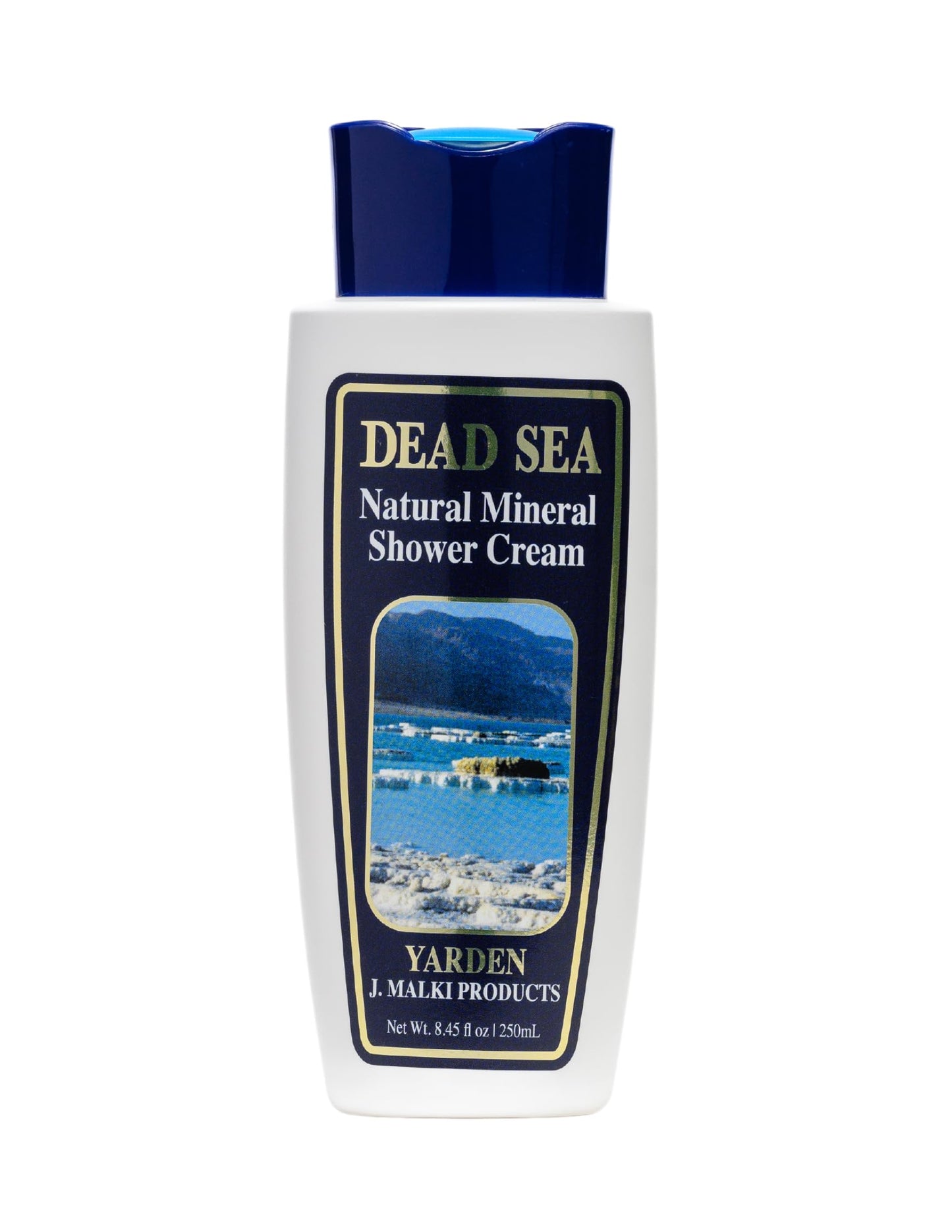 Malki Dead Sea Products Natural Mineral Shower Cream Body Wash | SLS-Free, Vegan-Friendly, Skin-Revitalizing Formula | Soothes Eczema, Psoriasis, and Acne Conditions | Dead Sea Products