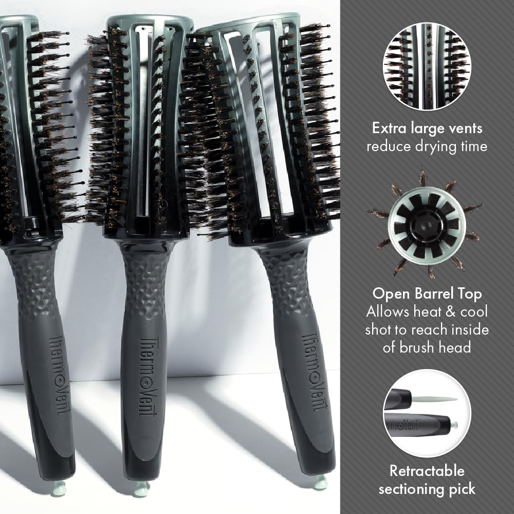 Olivia Garden ThermoVent Combo Brush 3" (76mm)