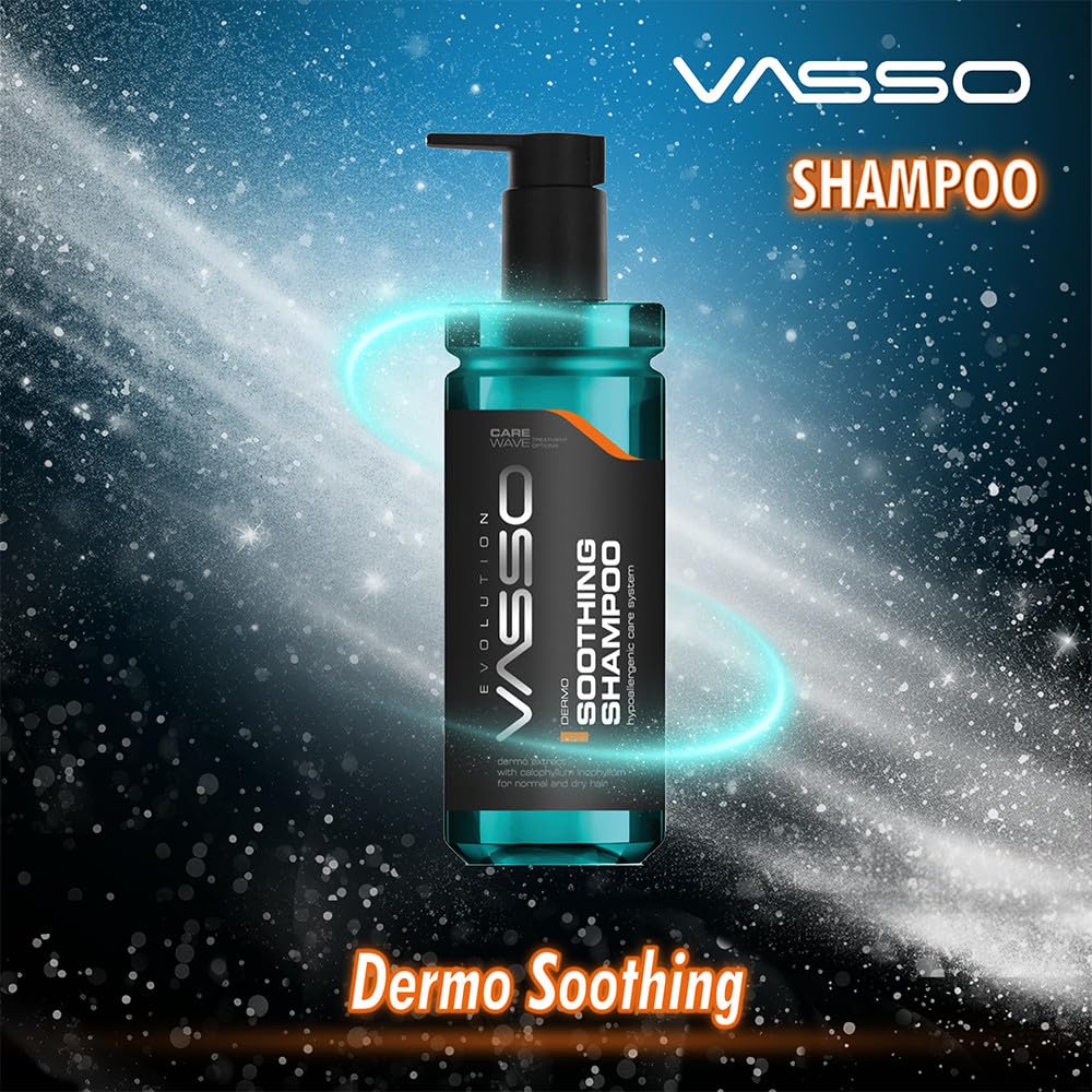 VASSO Hair Shampoo | Anti-Dandruff, Effective Against Dandruff | Dermo 370 ml