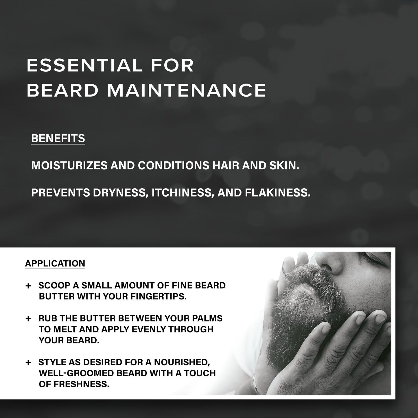 Copper Johns Beard Butter for Men–Shea Butter, Jojoba Oil & Sea Minerals, Non-Greasy Beard Cream Moisturizer–Softens, Hydrates & Styles for Healthy, Fresh Beards – Nightfall-Cologne Scent, 2oz
