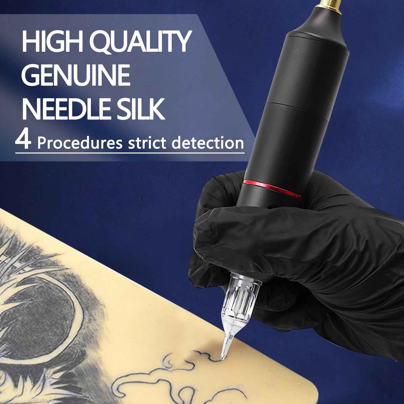 Gakonp Tattoo Cartridge Needles 60Pcs Mixed Tattoo Needles#12 Size 5RL 7RL 9RL 7RS 7M1 9M1 for Beginners or Artists