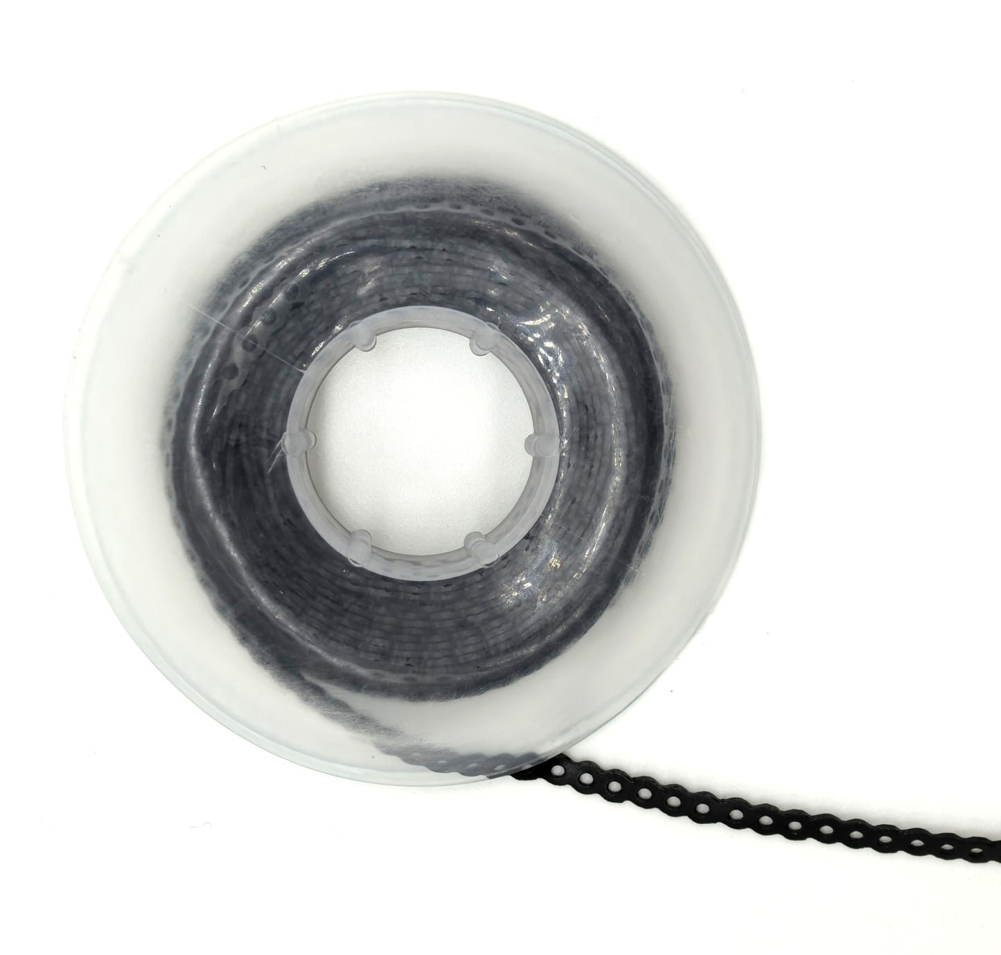 4 Pcs Dental Orthodontic Elastic Chain Power Chains Brace Orthodontic Spool Elastic Rubber Band for Teeth Braces,15ft/Roll (Sky blue+Royal blue+Orange+Black, Closed)