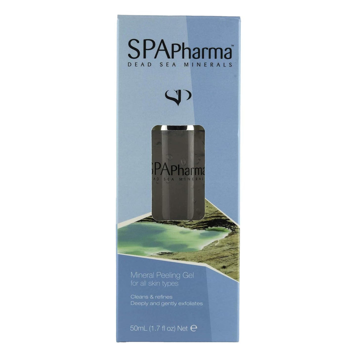 Dead Sea Minerals Peeling Gel for All Skin Types - 50ml (1.7 oz) Natural Exfoliator