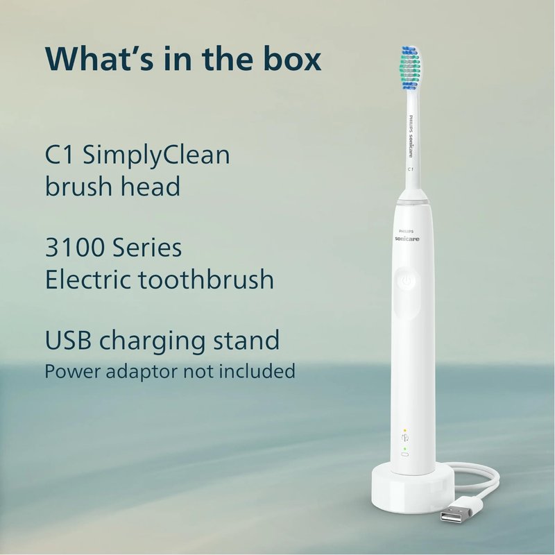 Philips Sonicare ProtectiveClean Removes up to 2X More Plaque, Long Lasting 14 Day Battery Life Rechargeable Electric Toothbrush