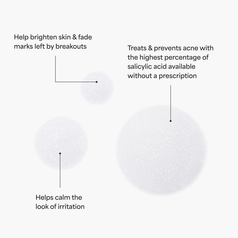 TULA Skin Care Keep It Clear - Acne Foam Cleanser, Contains Salicylic & Azelaic Acid & prebiotics, Clears & Soothes Acne, Brightens Past Blemish Marks, 6.3 fl oz.