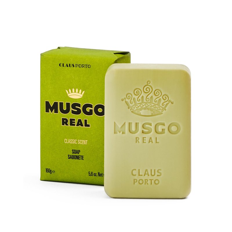 Claus Porto - Musgo Real Classic Scent Body Soap for Men + Women | Fresh, Cleansing, Moisturizing | Handcrafted, Aromatic, Woody, Elegant (160g | 5.6 oz)