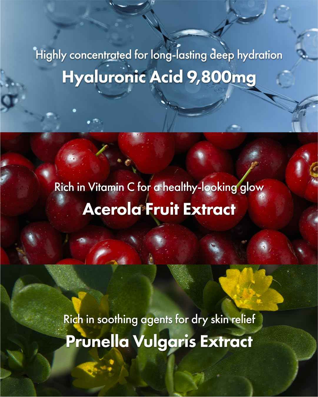 It'S SKIN Hyaluronic Acid Moisture Toner 150ml (5.07 fl.oz.) - Containing Vitamin C & Acerola Extract Skin Moisturizing & Soothing Facial Toner, Skin Smooth & Vitality