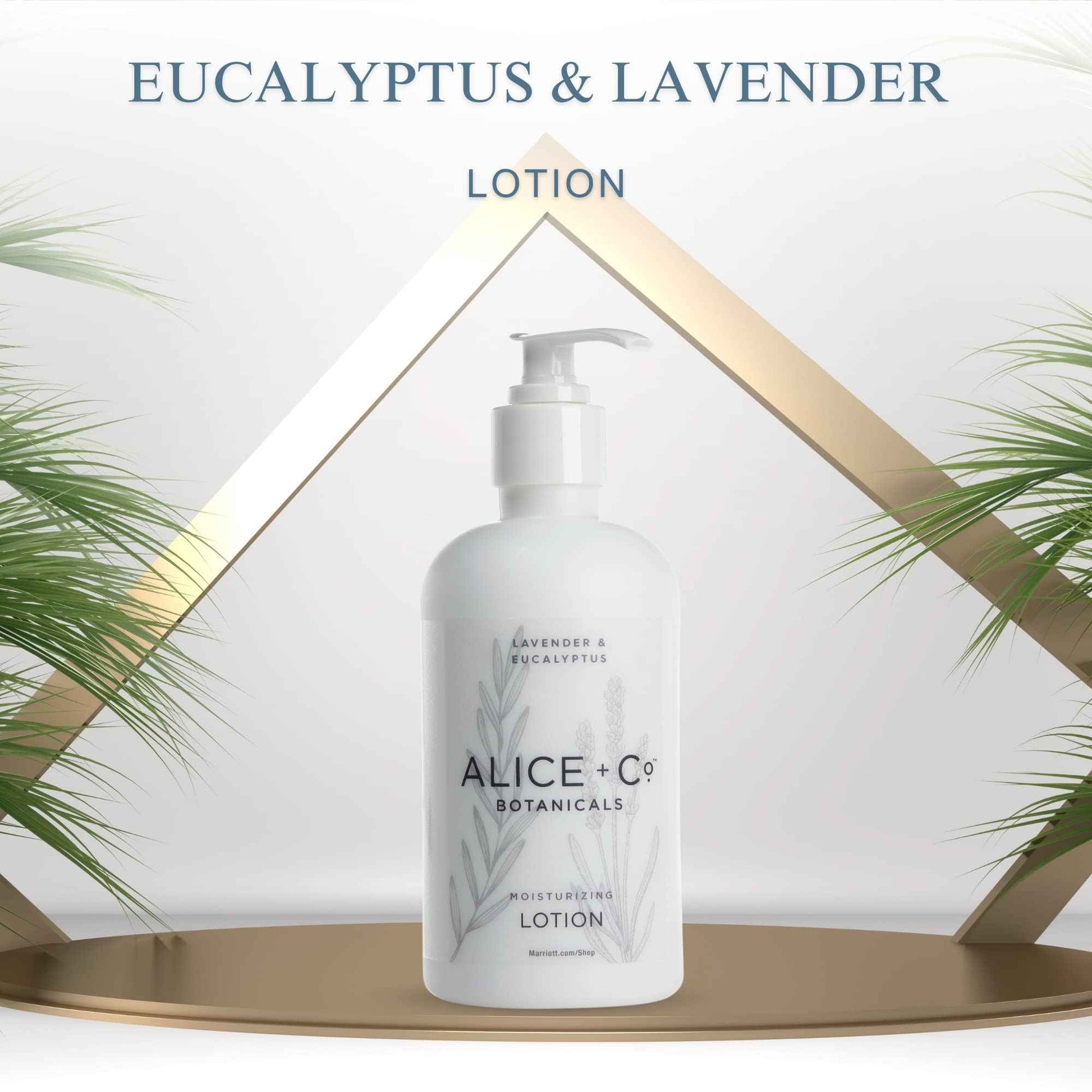 Alice + Co. Fairfield by Marriott Body Lotion - Moisturizing Hotel Spa Lotion - Lavender & Eucalyptus - 8.5 oz