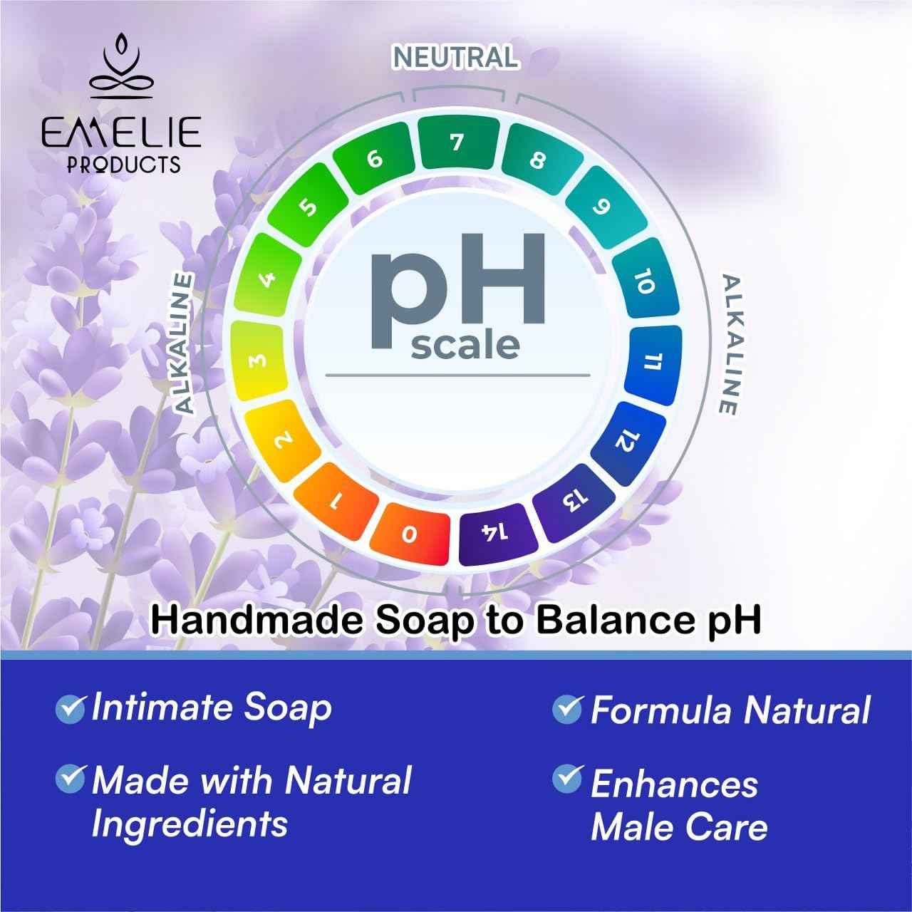 Men’s Intimate Wash (2 Pieces x 100g ) – pH Balanced Foaming Soap for Daily Hygiene – Gentle Genital Cleanser for Odor Control & Freshness – Natural Ingredients Formula for Sensitive Skin