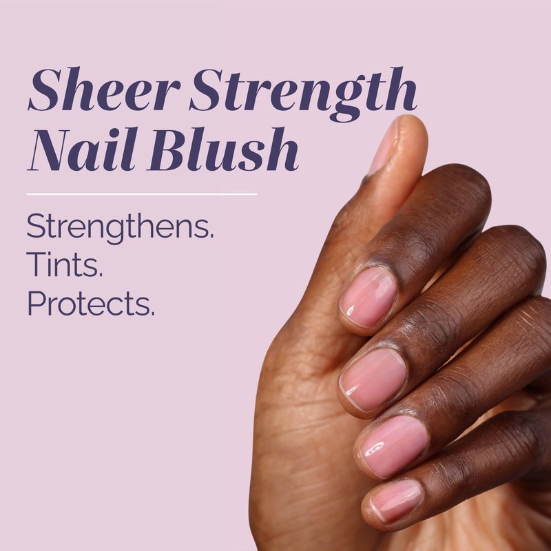 LONDONTOWN One Step Hero Minis – 4-Piece Nail Gift Set with Tint, Brightening & Strengthening, No Base or Top Coat Needed