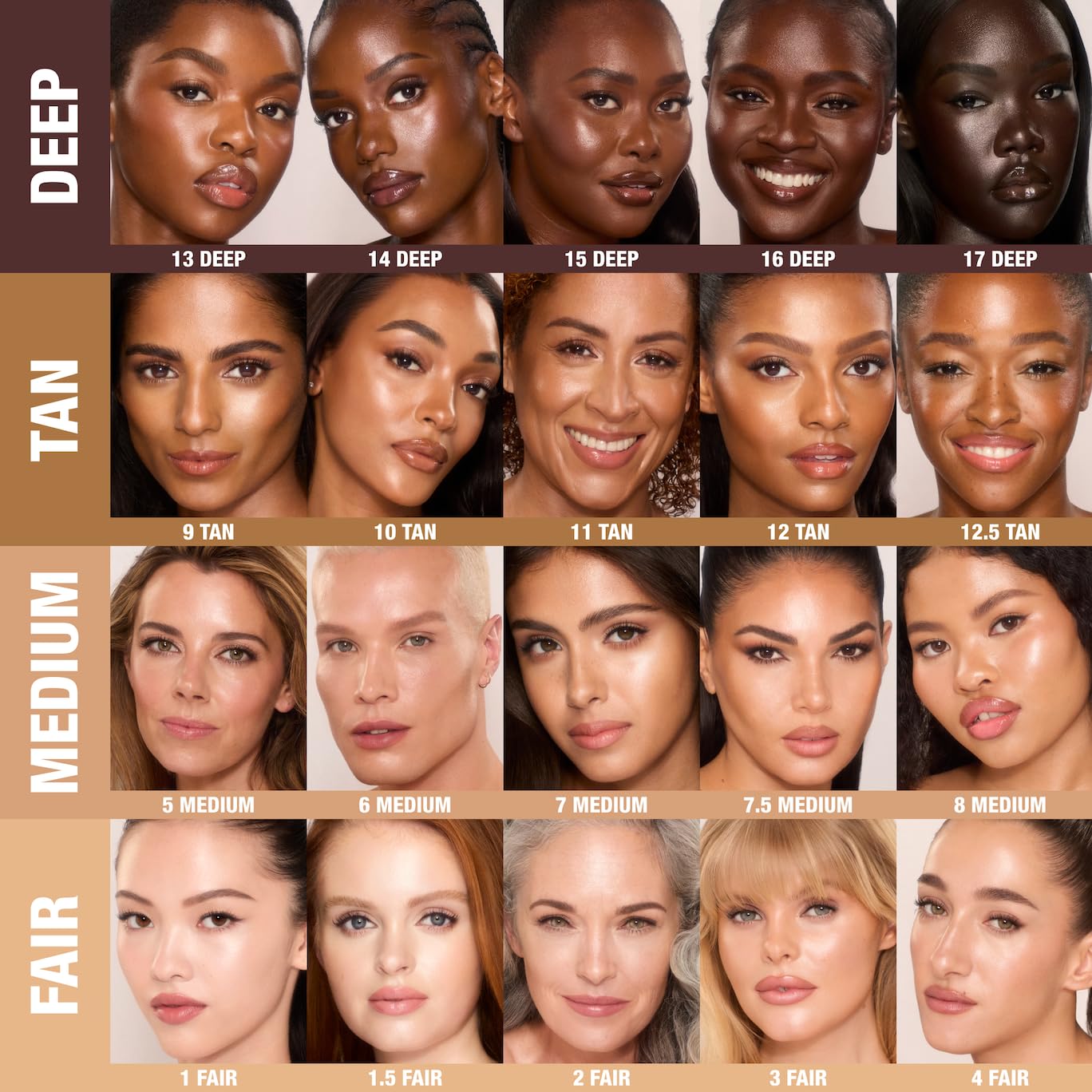 Charlotte Tilbury Unreal Skin Tint & Sheer Glow Hydrating Foundation Stick - Cream Foundation Makeup with Sheer-to-Light Coverage & a Buildable Formula - Blurring, Smoothing & Nourishing - 16 Deep