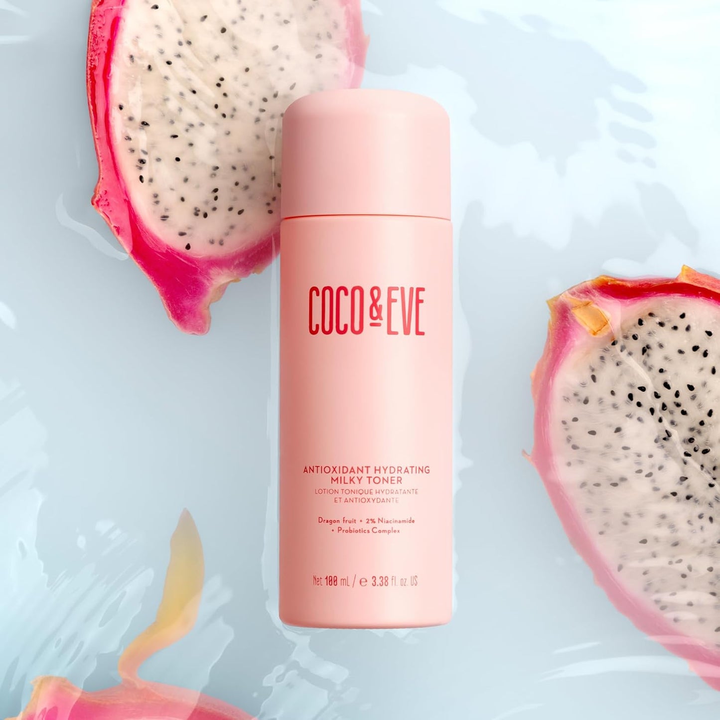 Coco & Eve Antioxidant Hydrating Milky Toner - Boost Hydration & Radiance | 3.38 fl oz