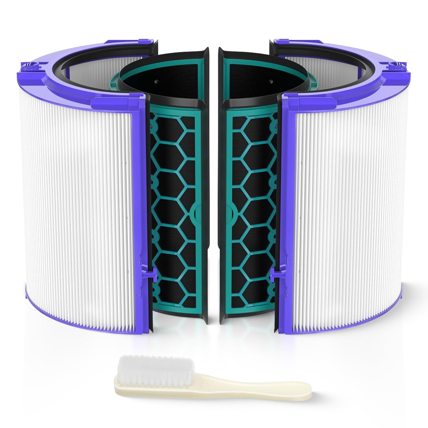 TP04 Replacement Filter | 360° Combi Glass HEPA & Activated Carbon Filter | Compatible with Dyson HP04, TP04, DP04, TP05, DP05 Air Purifi-er | Perfect Fit & Reliable | Easy to Install