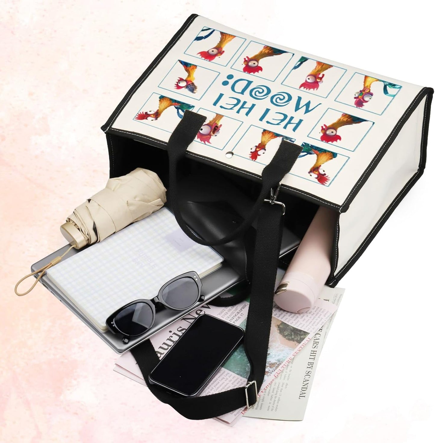 Hei Hei Tote Bag - Stylish Chicken Hei Hei Shoulder Bag for Fans | Perfect Gift for Hei Hei Lovers