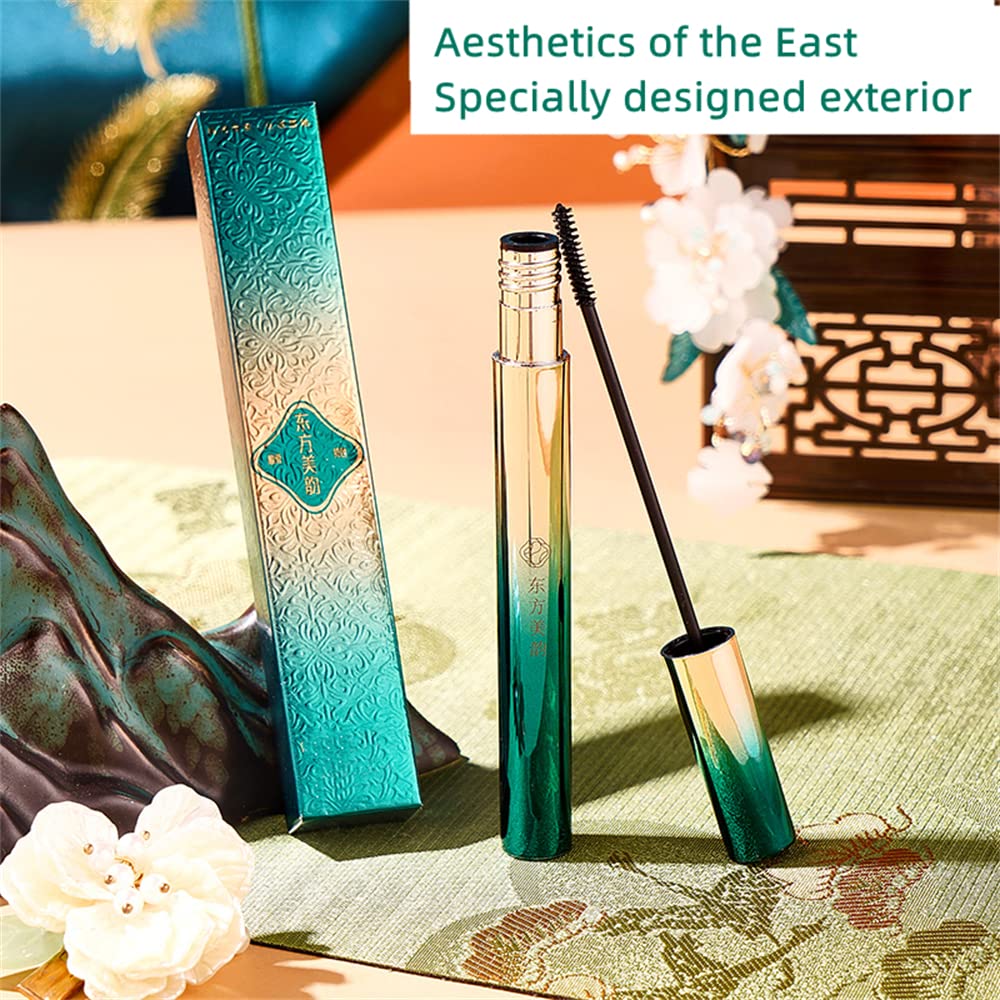 Ultra Fine Waterproof Mascara for Fine Short Eyelashes, Lengthening & Thickening, Catching Tiny Eyelashes (1 Pcs)
