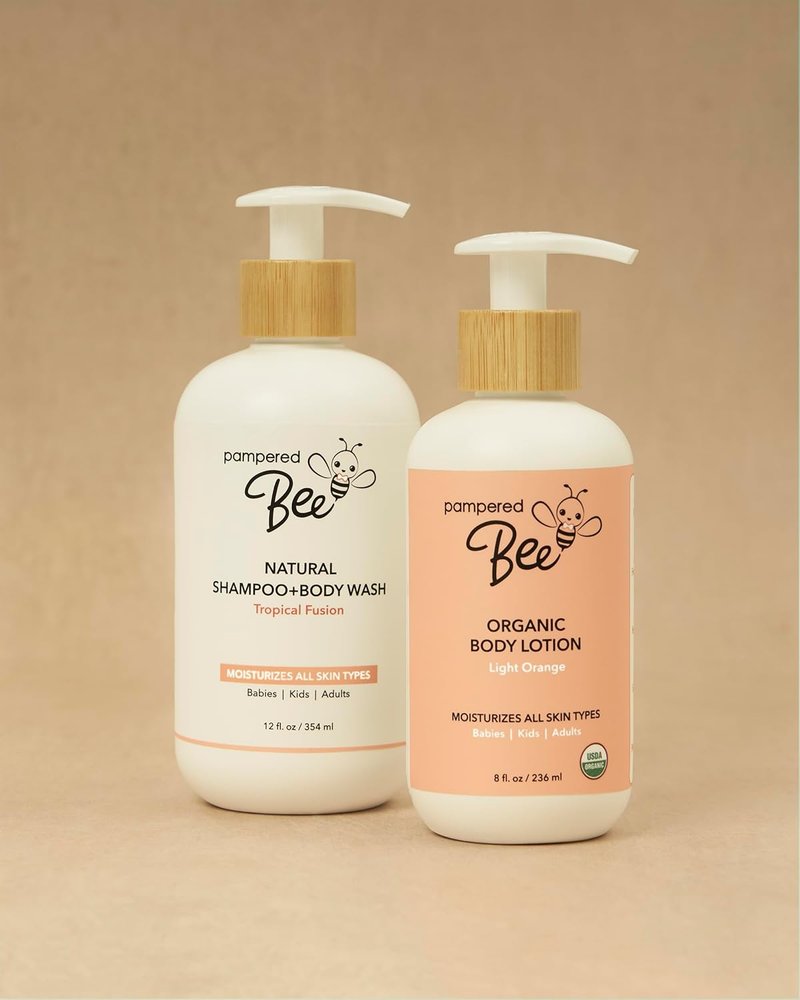 Tropical Fusion 2-in-1 Shampoo & Body Wash for Kids - Natural Formula, 12 oz