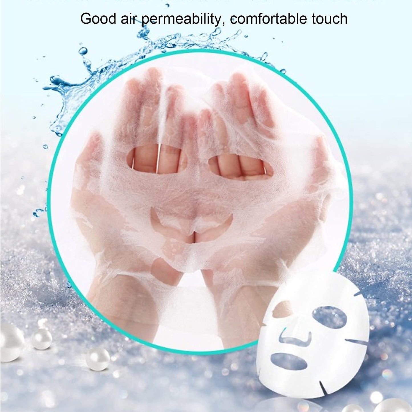 500pcs Compressed Disposable Mask, DIY Pure Cotton Mask Sheet Paper