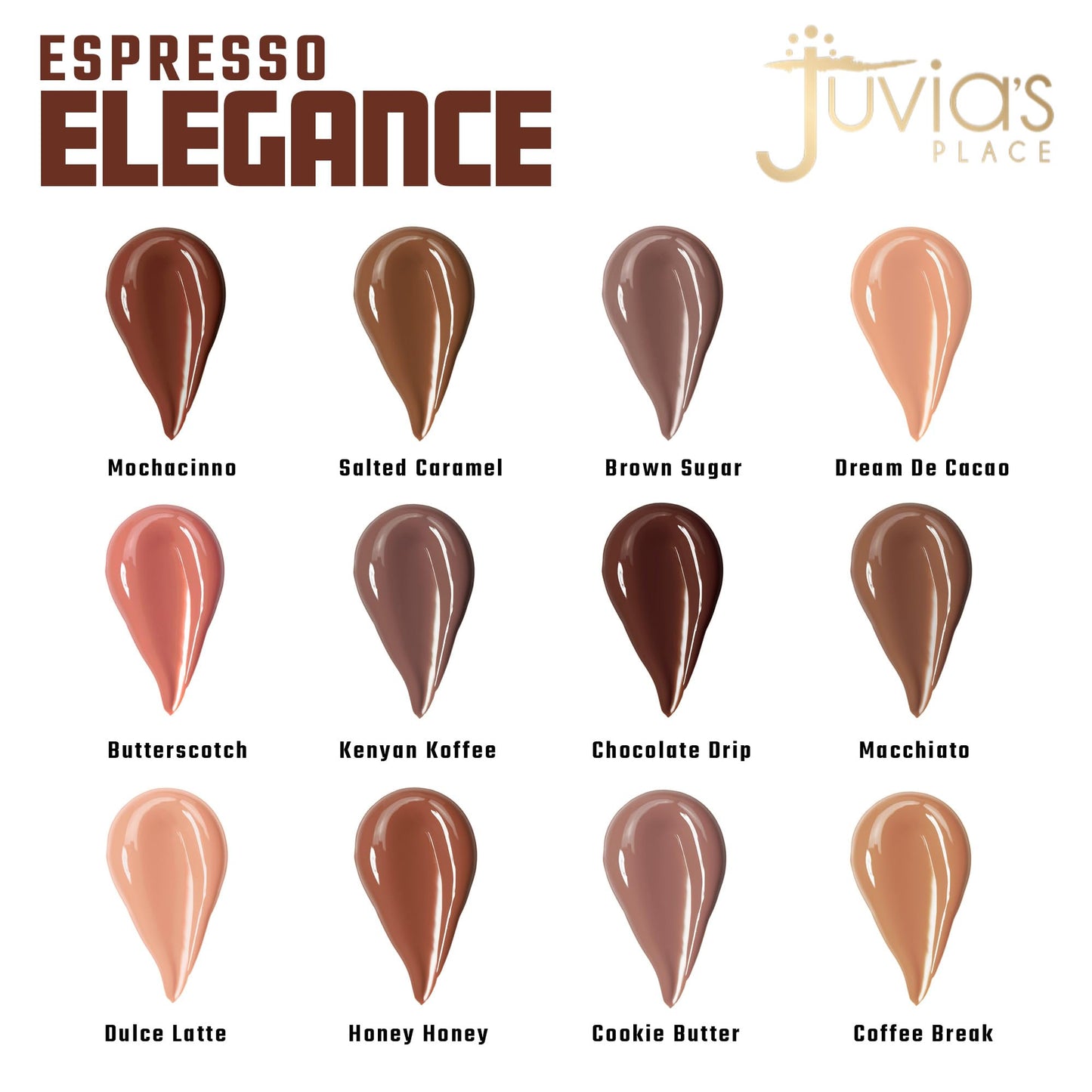 Juvia's Place Coffee Shop Lip Gloss - Butterscotch - Hydrating Butter Lip Gloss for Women, Long-Lasting Shine, Moisturizing Glass-like Finish, Plumping Non-sticky, Suitable for every vibe