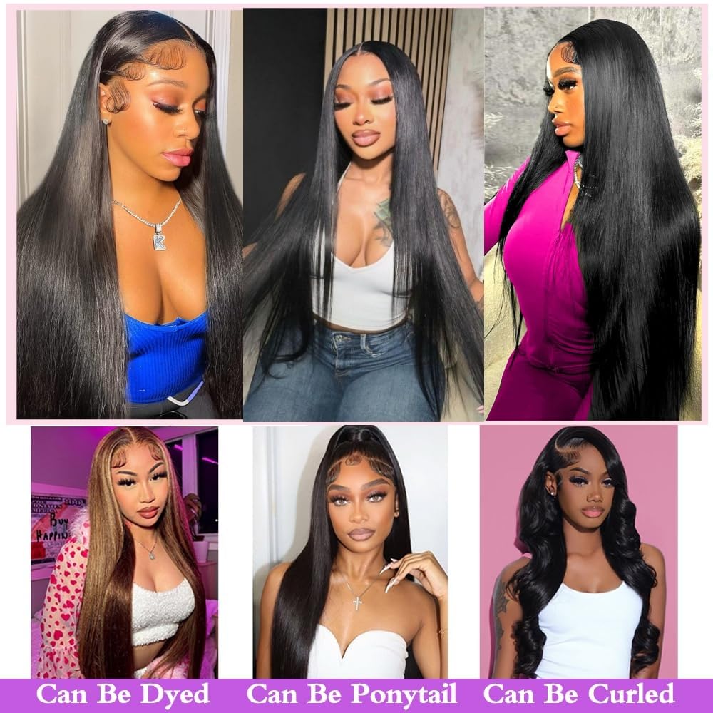 Blisshair Sew In Hair Extensions Real Human Hair 8 Inch Weft Hair Extensions Full Head Double Weft SDD Burmese Bone Straight Hair Single Bundle for Women 100g Natural Color (Straight, 8inch)