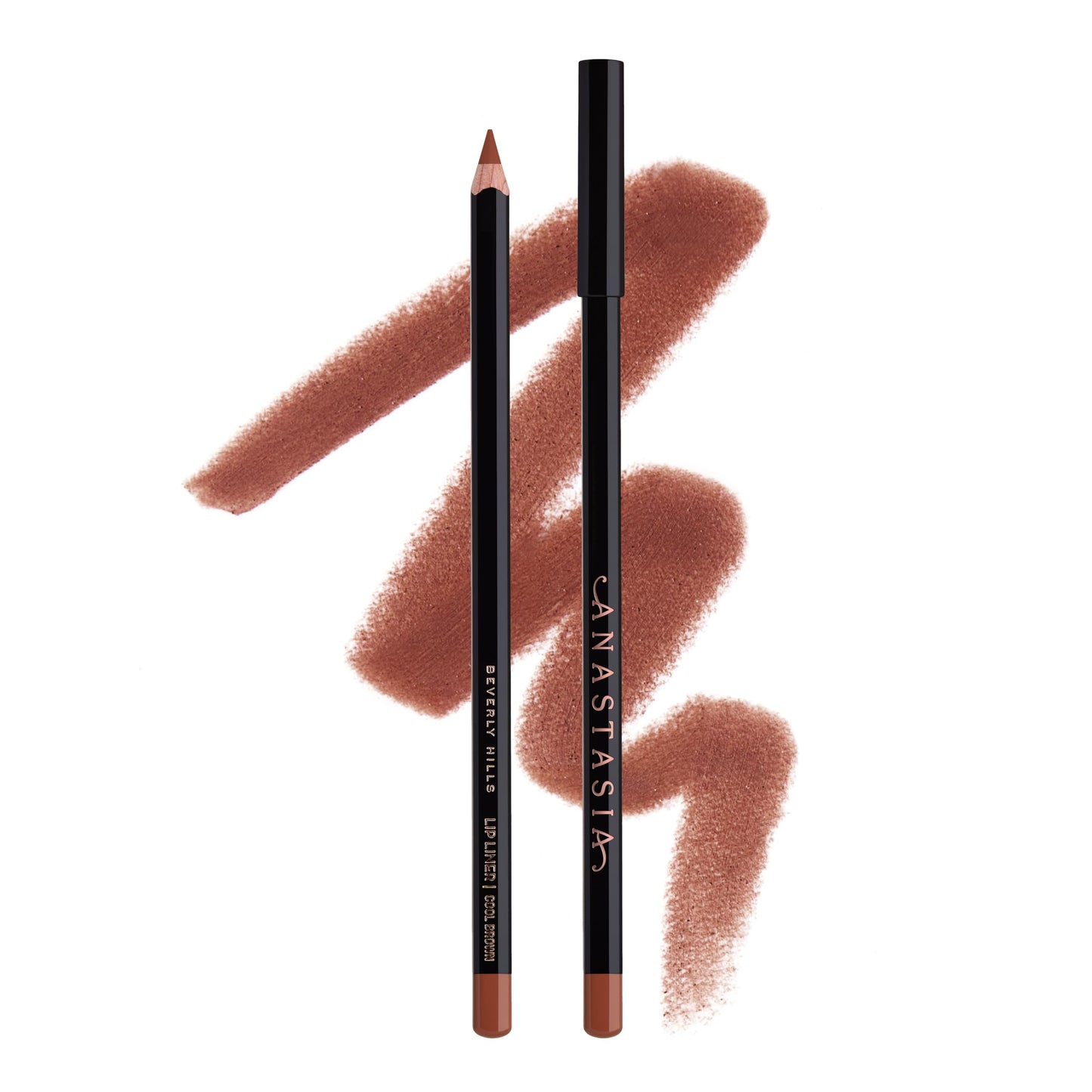 Anastasia Beverly Hills Lip Liner - High-Definition Matte Lip Pencil with Creamy Wax Formula, Smudge-Proof Designer Lip Definer - Cool Brown