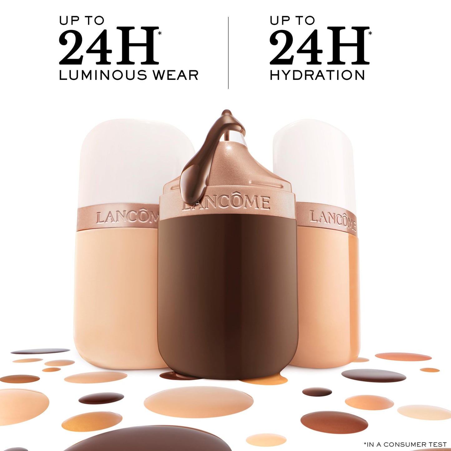 Lancôme Idôle 3 Serum Supertint Skin Tint - Dewy, Even tone with Niacinamide and Hyaluronic Acid for 24HR - Sheer to Buildable Coverage - Shade 14N