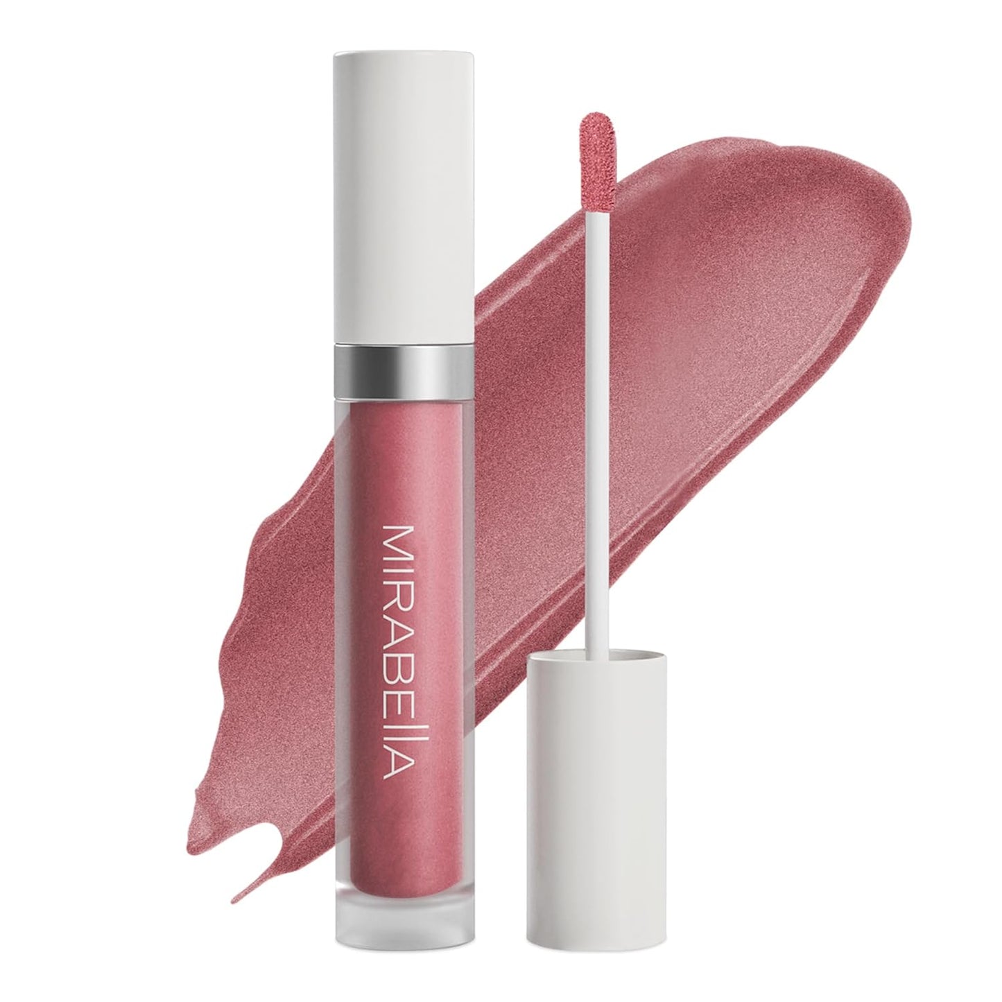 Mirabella Luxe Matte Lip Gloss - Long-Wear, Non-Drying Formula | Angelic Nude Pink