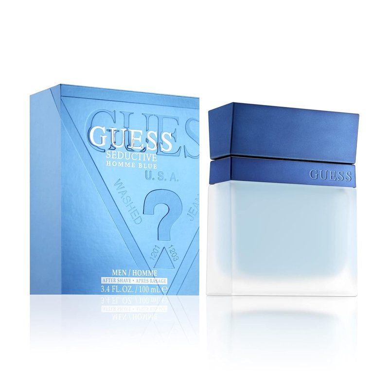 Guess Seductive Blue After Shave for Men - 100ml | Refreshing Fragrance & Soothing Formula