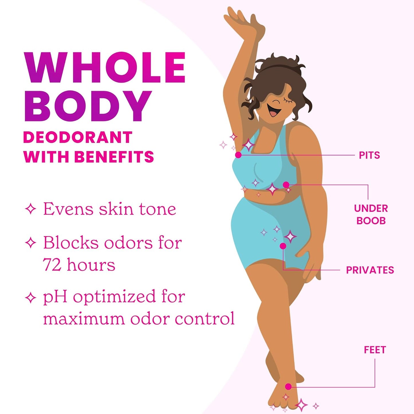 Lume Whole Body Deodorant - 72-Hour Odor Control Cream | Aluminum-Free, Skin Safe - 3 Pack (Toasted Coconut, Soft Powder, Clean Tangerine)