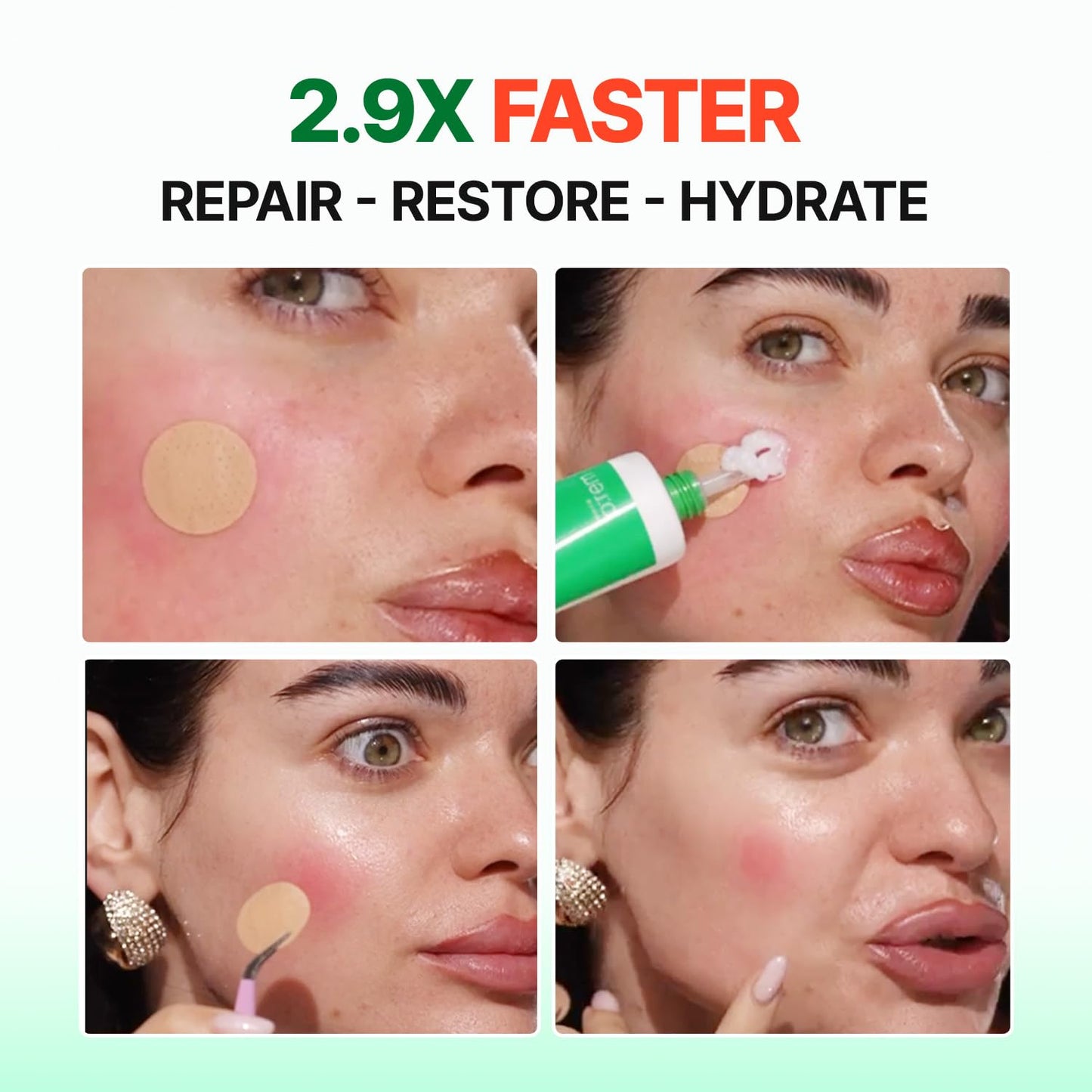 MAKE P:REM INTECA™ Soothing Cream | 2.9x Faster Trouble Relief with Advanced Non-Comedogenic Centella Asiatica for Acne-Prone Sensitive Skin, All Skin Types, Korean Vegan Moisturizer, 2.70 fl. oz.