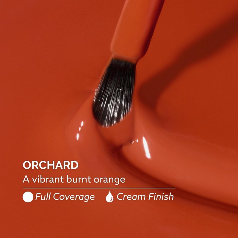 Dazzle Dry Nail Lacquer (Step 3) - Orchard - A vibrant burnt orange. Full coverage cream. (0.5 fl oz)