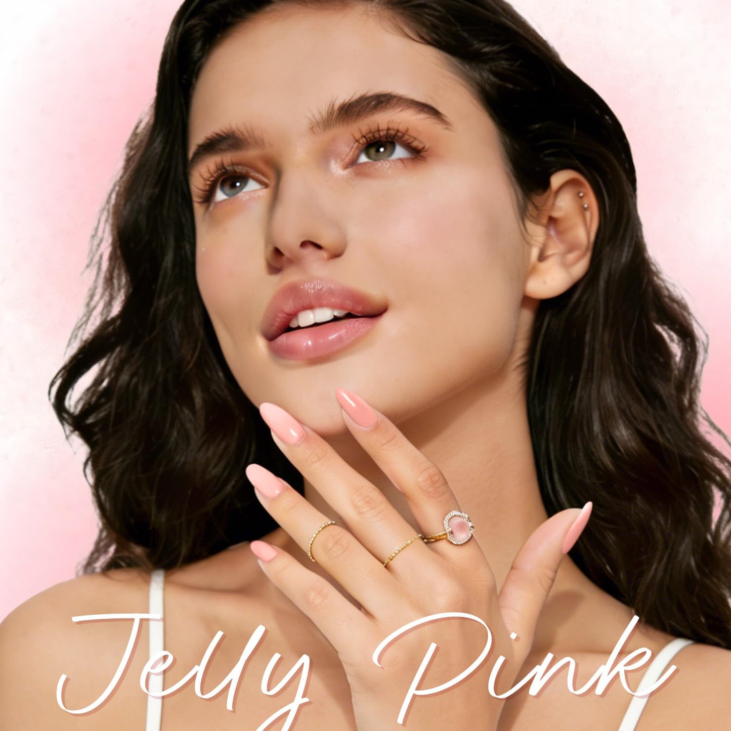 AZUREBEAUTY Dip Powder Set 6 Pcs Translucent Nude Pink Sheer Color, Natural Clear Dipping Powder Milky Jelly Effect French Nail Art Starter Manicure Salon DIY at Home