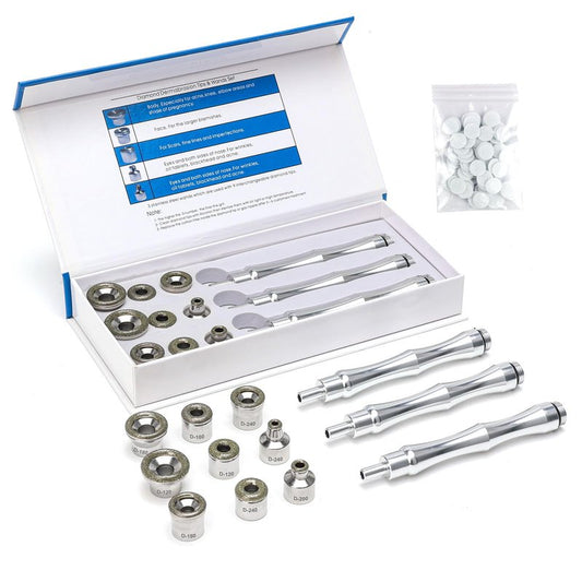 9 PCS Microdermabrasion Tips and 3 Wands,Dermabrasion Replacement Heads,Microdermabrasion Machine Accessories with Cotton Filter
