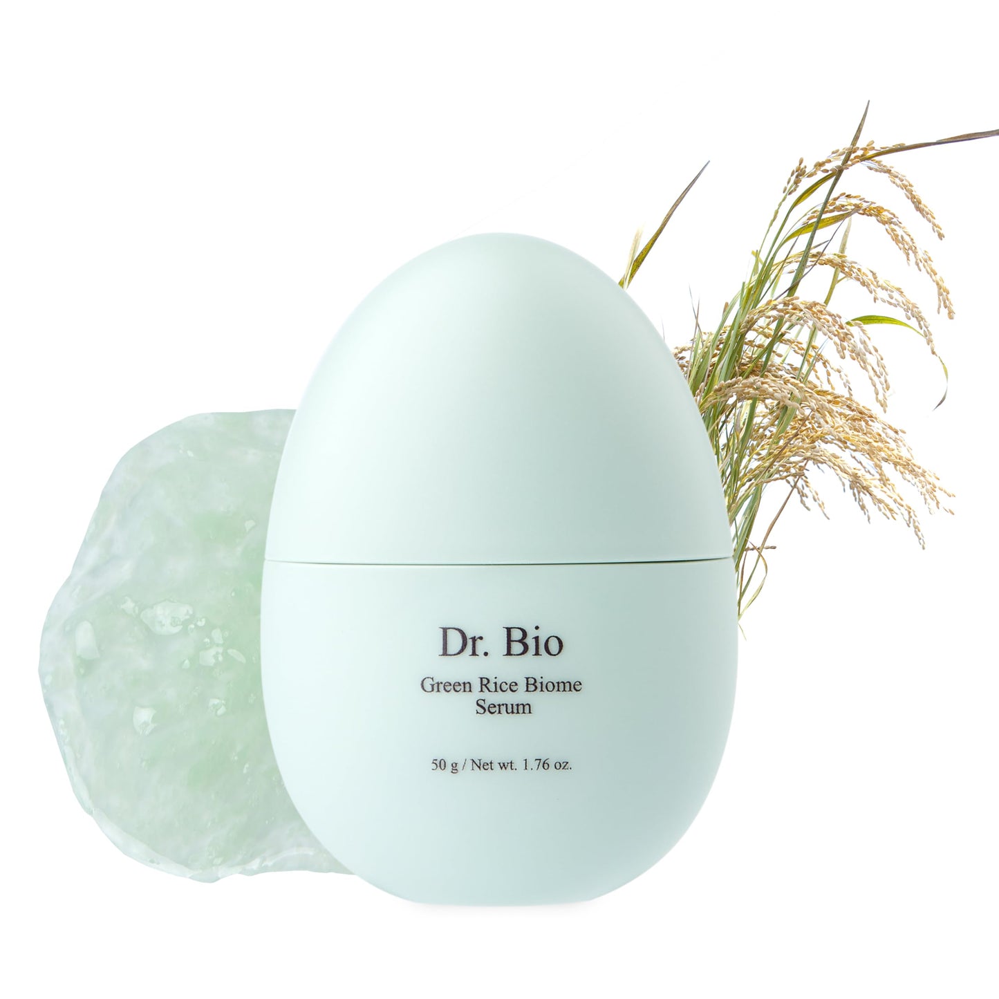 Dr. Bio Green Rice Biome Serum (1.69 fl.oz) with Probiotic, Reduce Dark Spots, Treat Hyperpigmentation & Blemish, Radiant Skin, Even Skin Tone, Fragrance-Free, Vegan Korean Skincare for sensitive skin