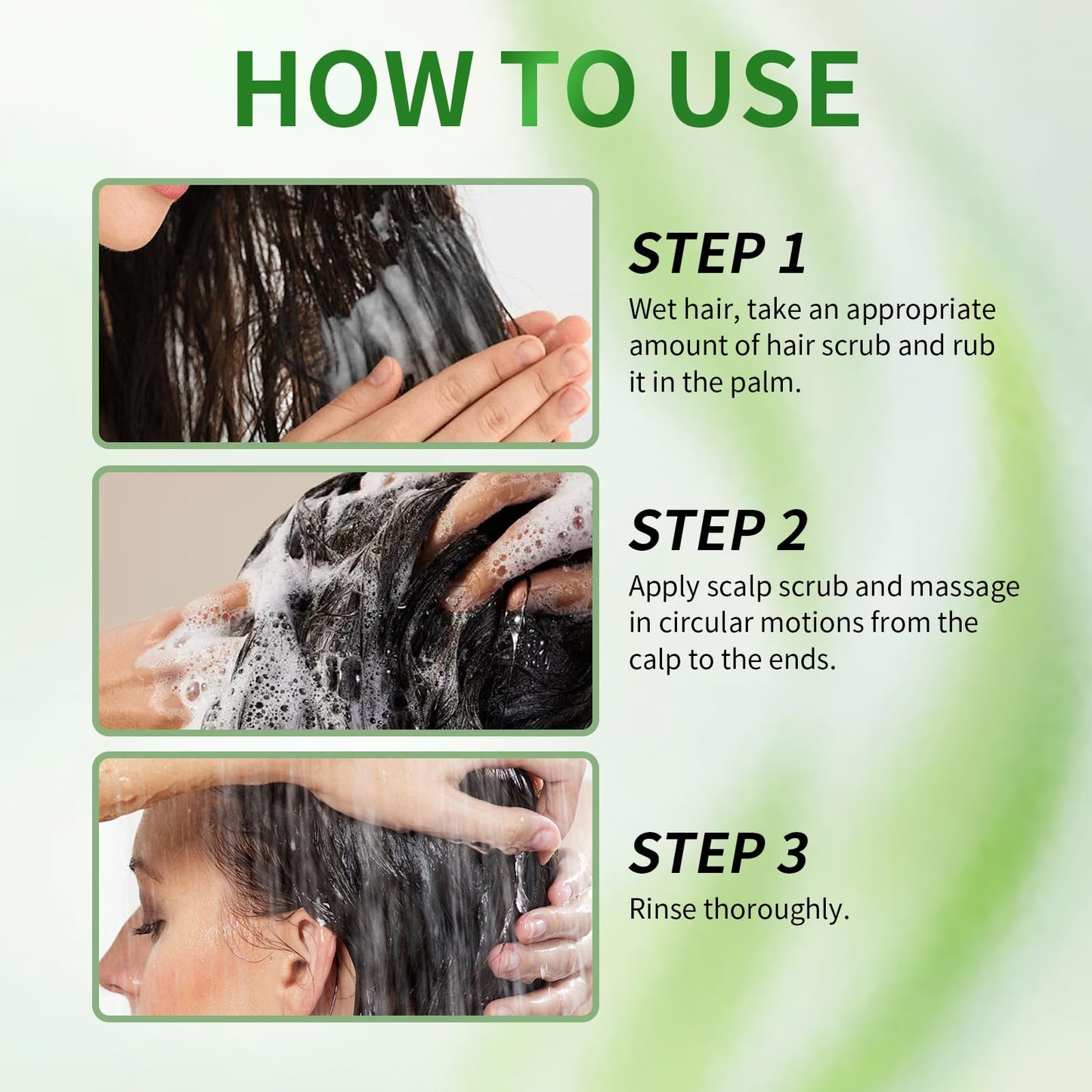 SUPIYA Exfoliating Scrub for Deep Cleanse - Natural Scalp Scrub Shampoo for Men & Women, Gently Exfoliation & Hydration, Making Hair Thicker and Stronger, 8.8oz