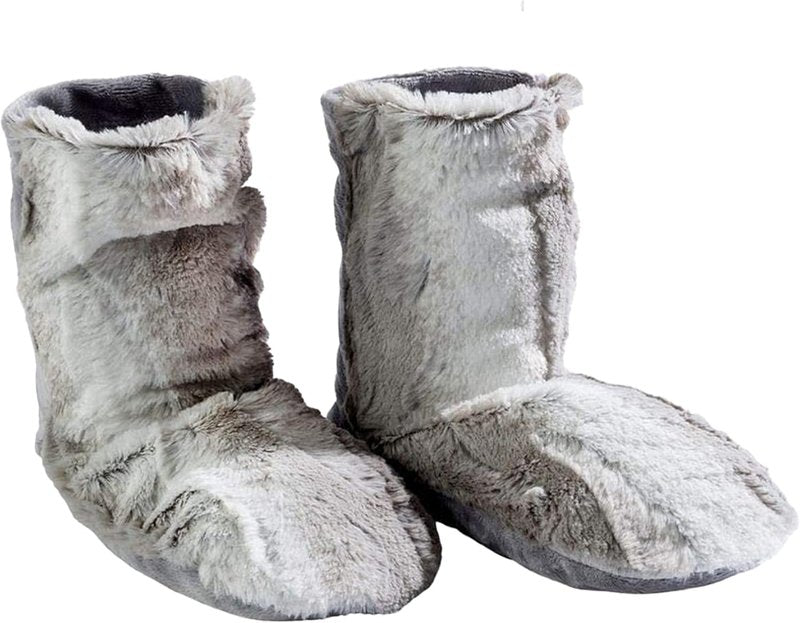 Sonoma Lavender Spa Booties - Microwavable Heated Slippers for Herbal Aromatherapy | Luxury Foot Warmers