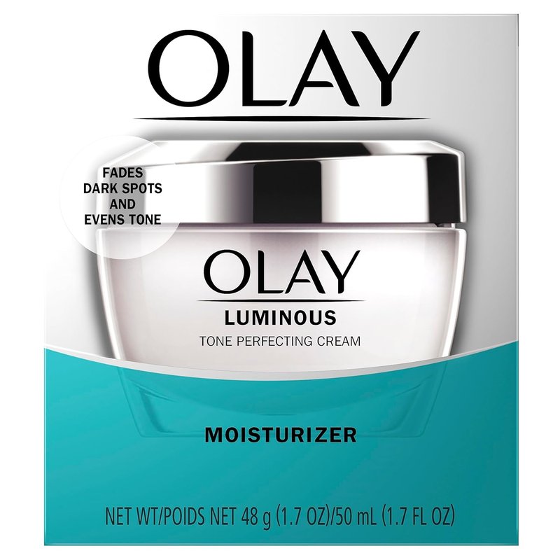Olay Dark Spot Corrector - Luminous Tone Perfecting Cream | Advanced Face Moisturizer, 48g