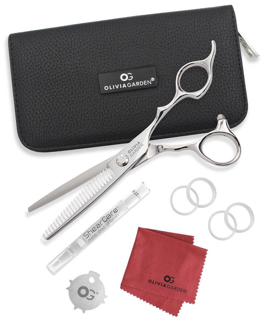 Olivia Garden PerfectBlend intro case 6" thinner contains: PB-T25, oil pen, cleaning cloth & zipper case