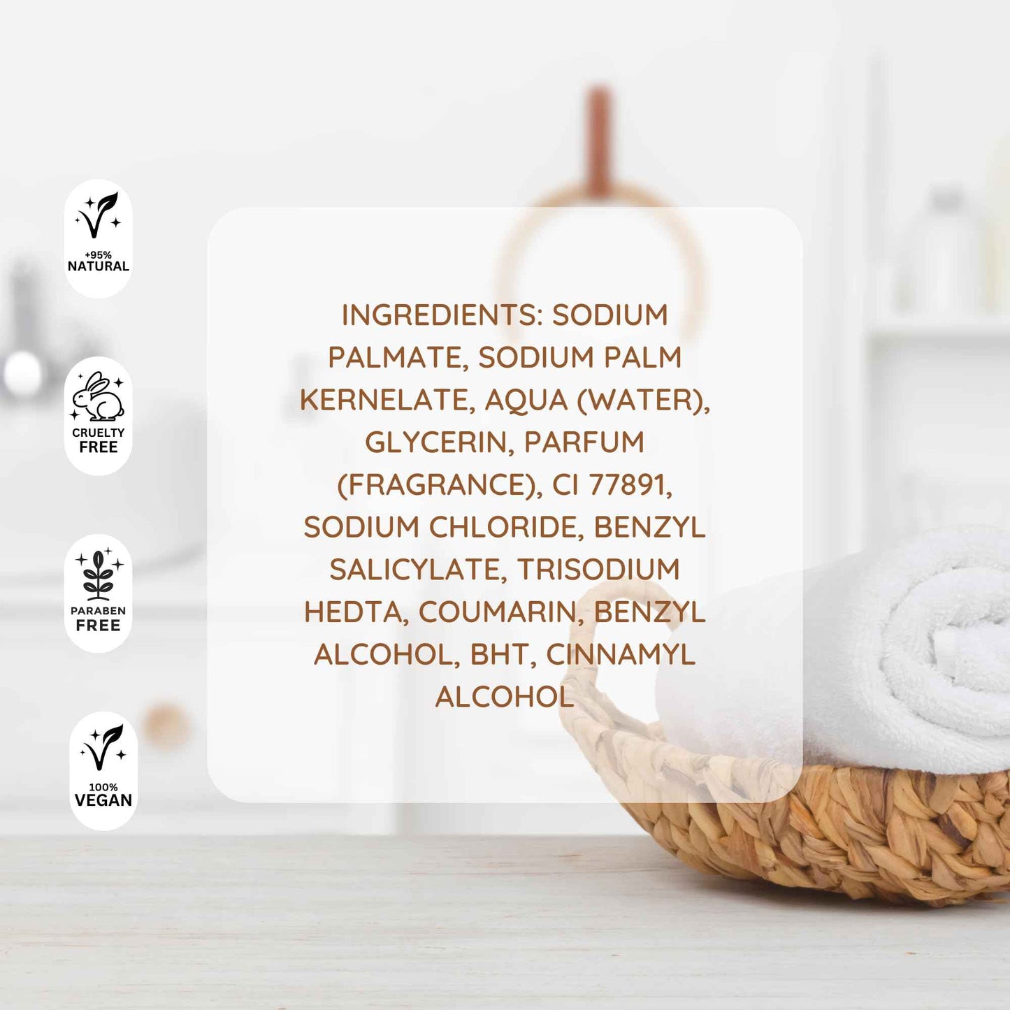 YOLY Coconut Bar Soap (90 g, Pack of 16) - 95% Natural, Vegan-Friendly Moisturizing Soap for Silky Smooth Skin