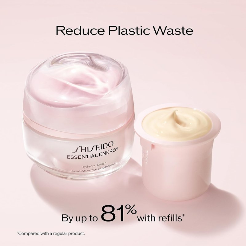 Shiseido Essential Energy Hydrating Cream - Reduces Pores & Fine Lines | 24-Hour Hydration, Vegan, All Skin Types