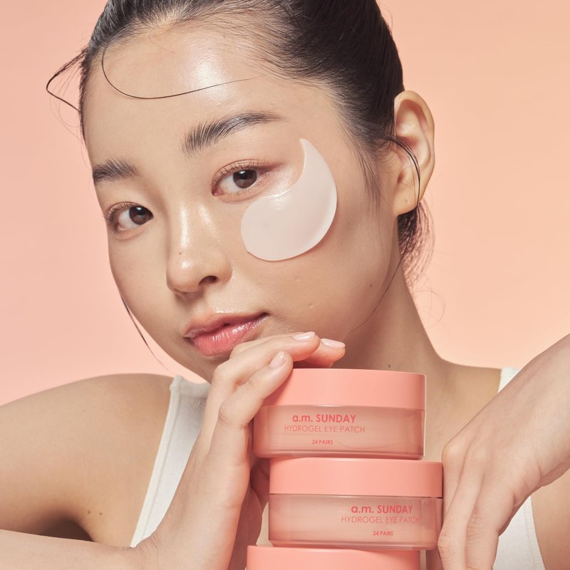 KOCOSTAR Hydrogel Eye Patches with Low Molecular Weight Norwegian Bio-Collagen, Reduces Dark Circles and Wrinkles, Under Eye Masks for Puffy Eyes, Hydrating for Dry Skin, Korean Skincare (48 patches)