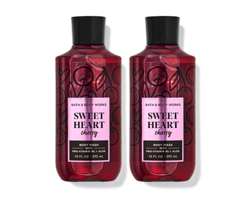 MYT BBW - Bath and Body - SweetHeart Cherry Body Wash 10 oz (Pack of 2), Pink
