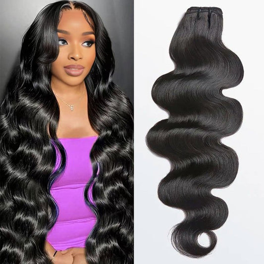12A Human Hair Bundles Body Wave 100% Unprocessed Brazilian Virgin Bundles Human Hair Real Human Hair Extensions Natural Black