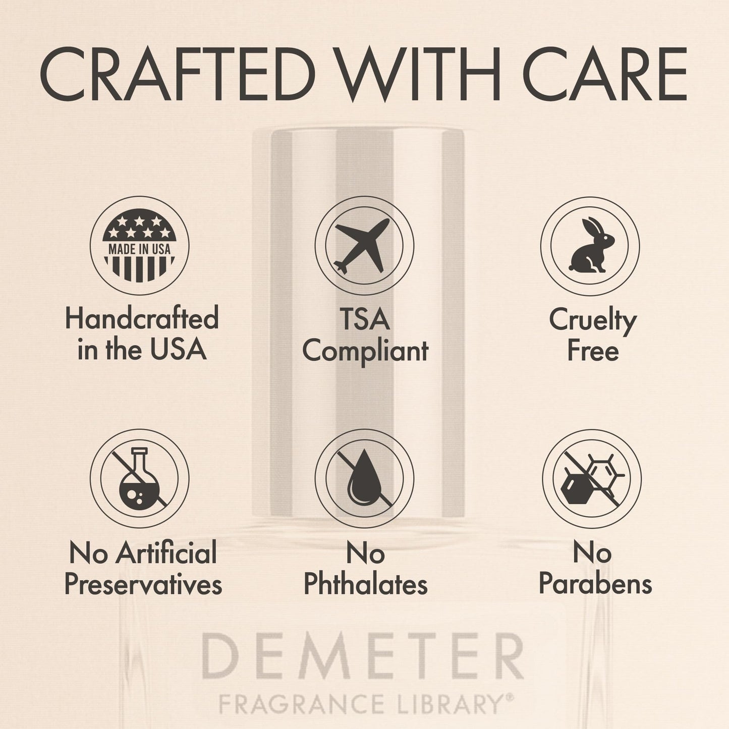 DEMETER Natural Perfume Spray Cologne for Women, Rain, 1 oz