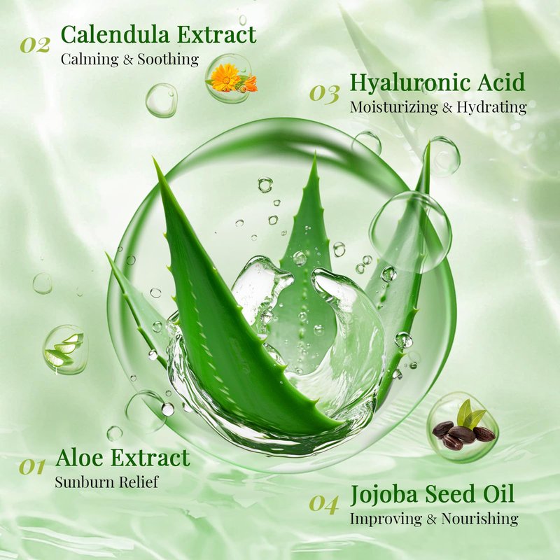 KONEUK 12 Pack Aloe Vera Face Masks Skincare, Sheet Aloe Hydrating Face Mask for Sunburn Relief and After Sun Care, Bulk Aloe Vera Face Mask for Spa Party Gifts