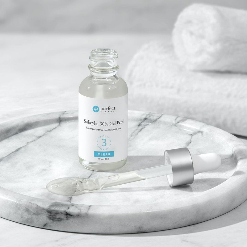 Salicylic 30% Gel Peel - Exfoliating Treatment with Tea Tree Oil & Green Tea Extract | 1 oz