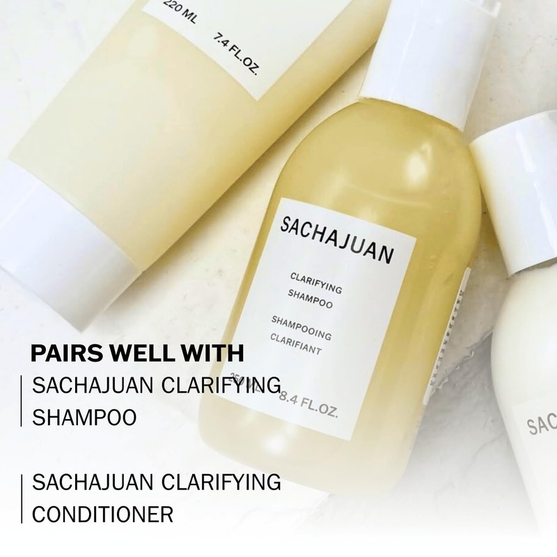 SACHAJUAN Clarifying Scalp Scrub | Sugar-Based Exfoliating Treatment for Scalp Buildup & Oil Control | Supports Microbiome Balance & Healthy Roots | Vegan & Sulfate-Free | 220 ml 7.4 fl oz