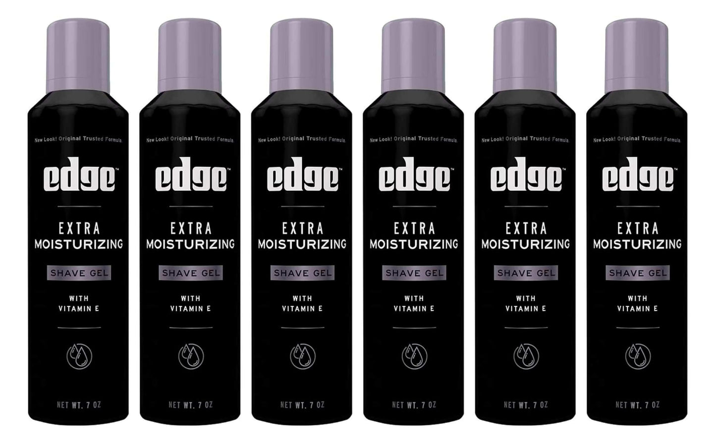 Edge Extra Moisturizing with Vitamin E Shave Gel 7 oz (Pack of 6)