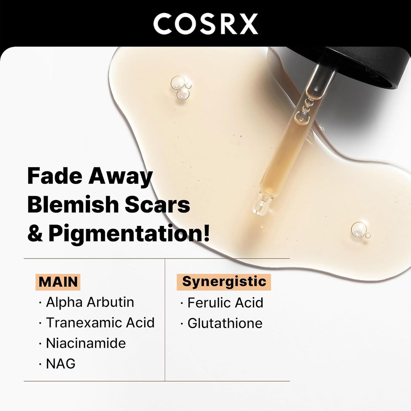 COSRX Spotless Glow Duo - 2% Alpha Arbutin Discoloration Care Serum & Mini Peptide Booster | 1.7 fl. oz + 1 fl. oz