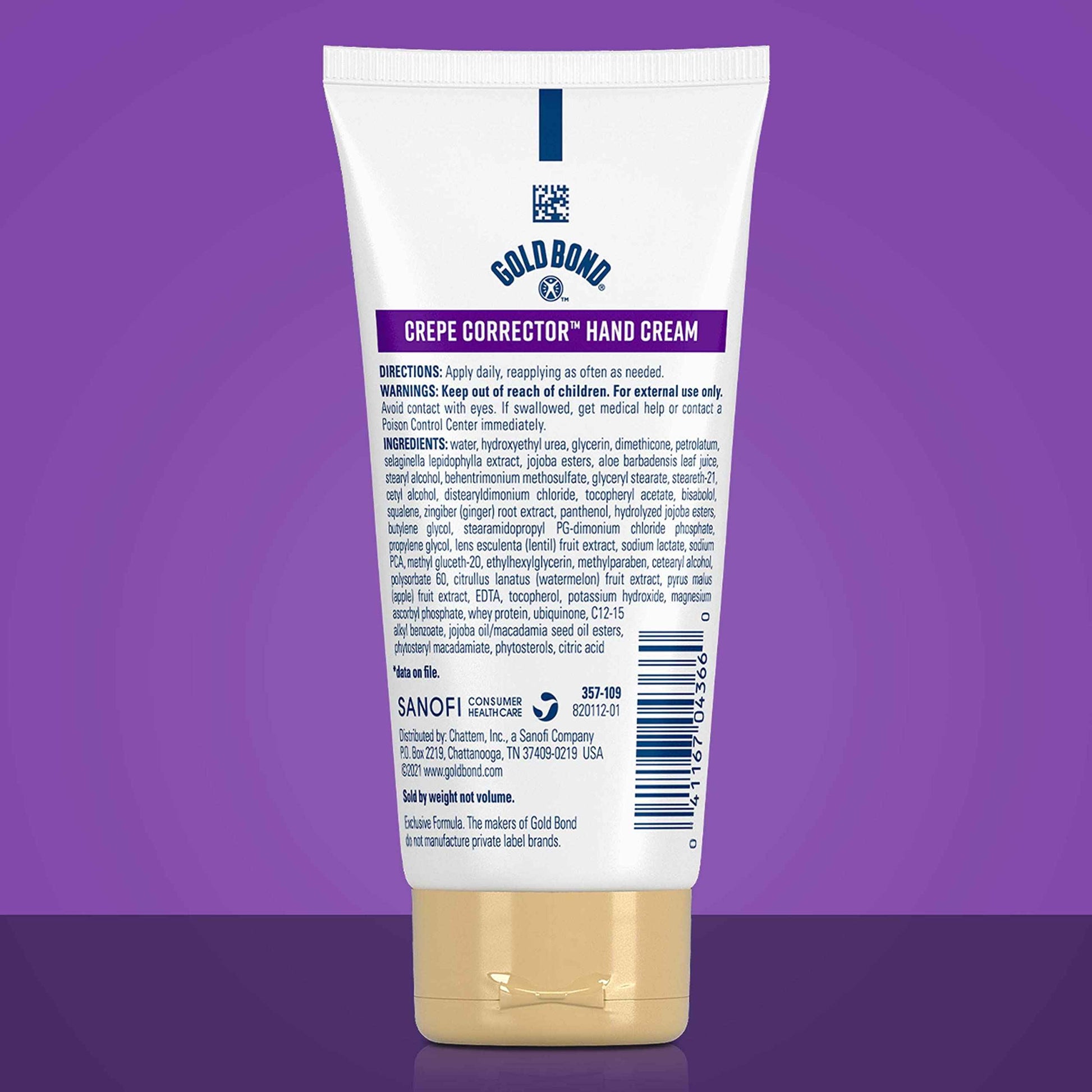 Gold Bond Age Renew Neck & Chest Firming Cream, 2 oz. & Hand Cream for Crepey Skin, 3 oz.